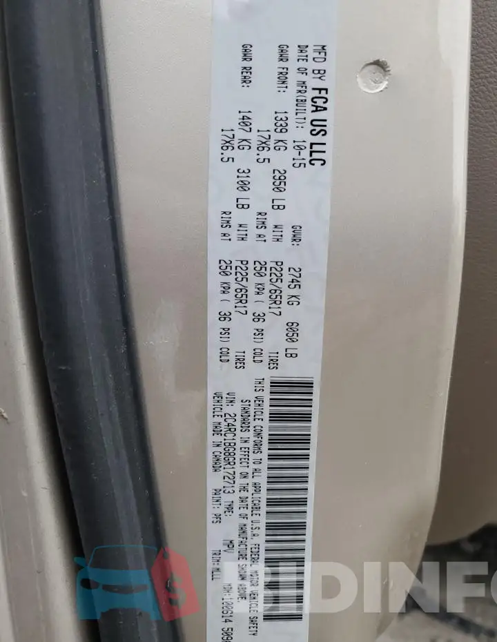 2C4RC1BG8GR172713 Photo# 13