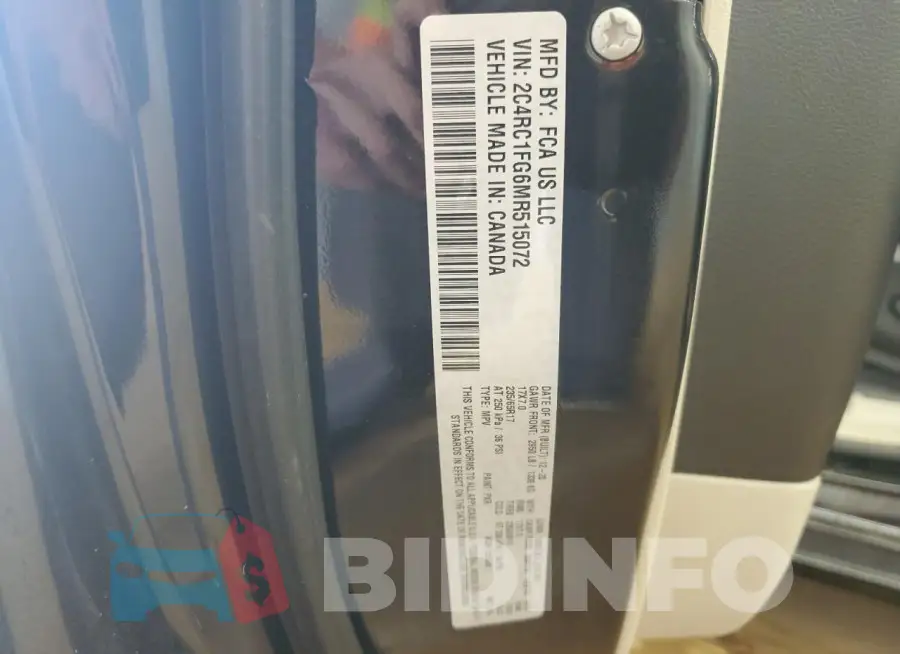 2C4RC1FG6MR515072 Photo# 13