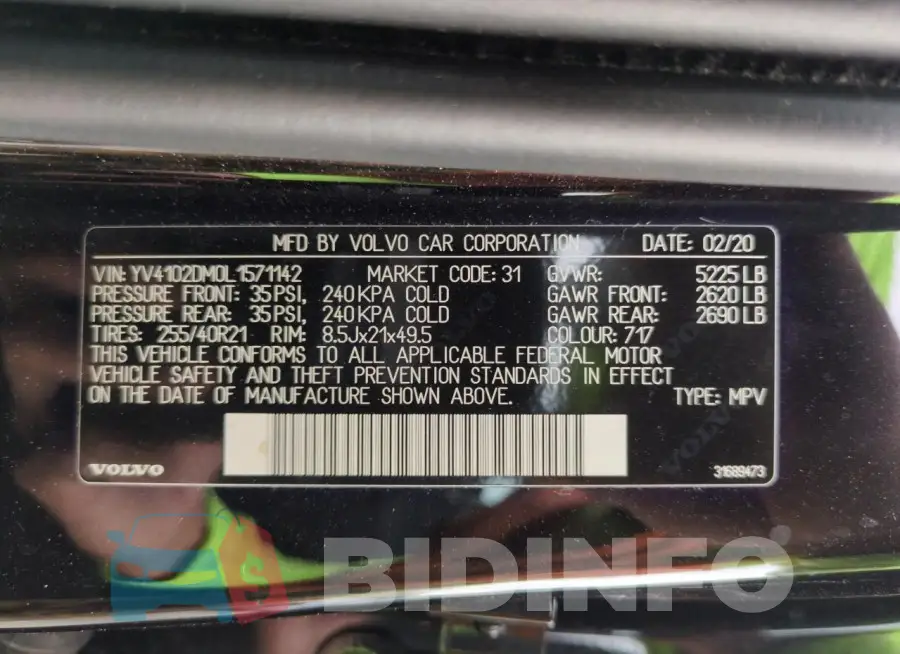 YV4102DM0L1571142 Photo# 14