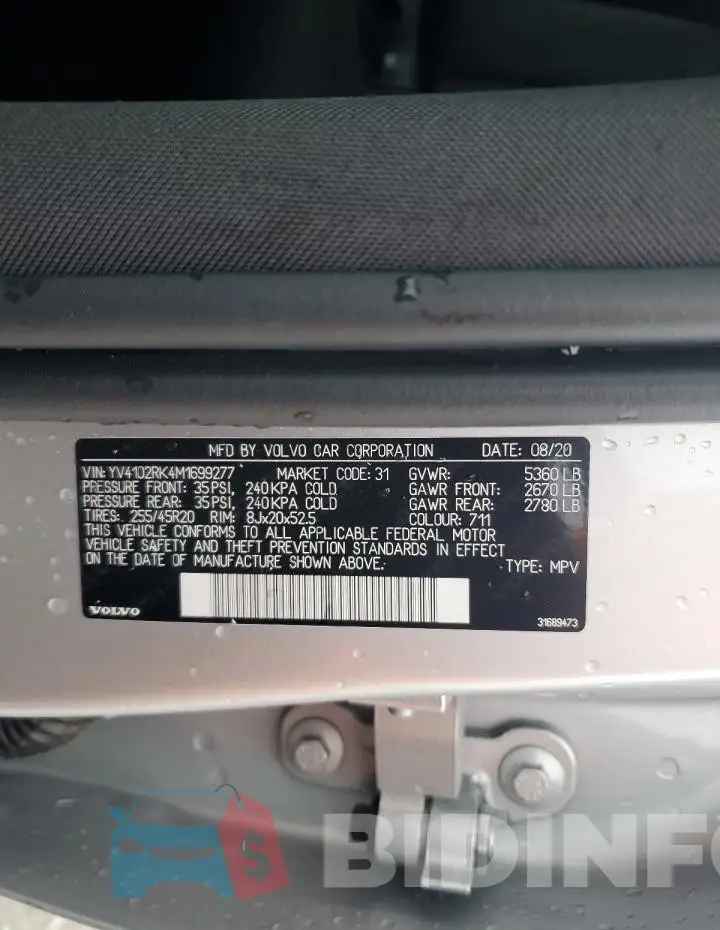 YV4102RK4M1699277 Photo# 14