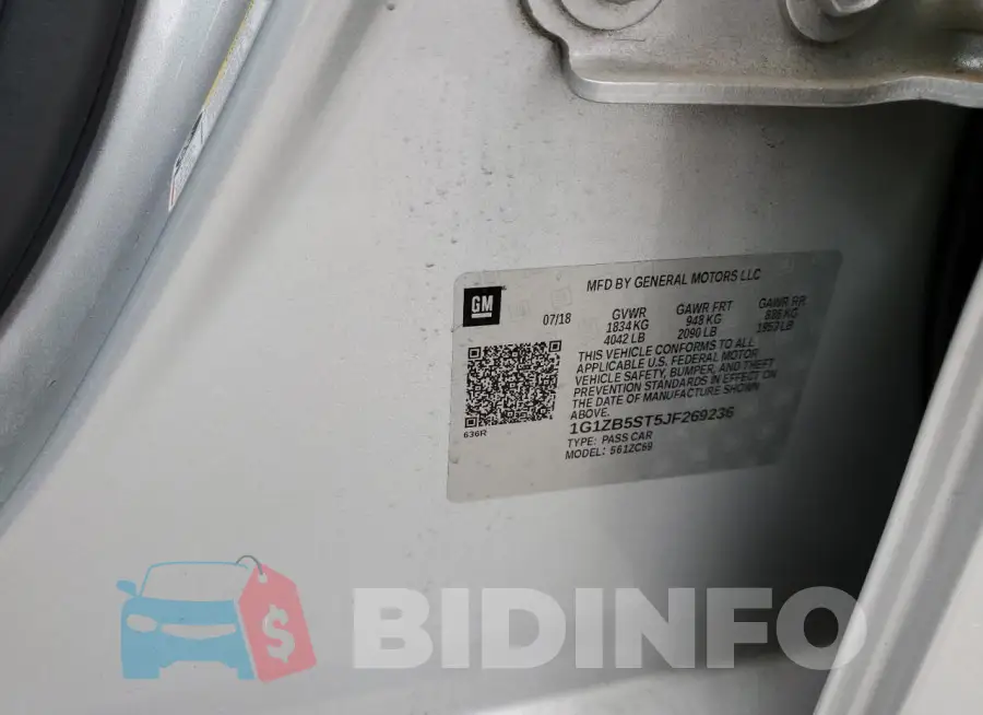 1G1ZB5ST5JF269236 Photo# 12