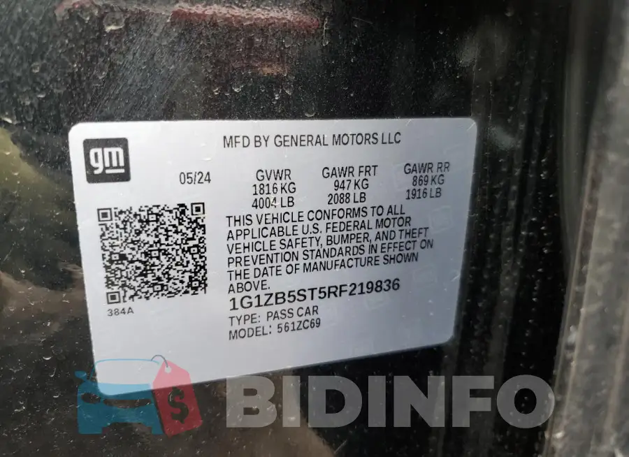 1G1ZB5ST5RF219836 Photo# 12