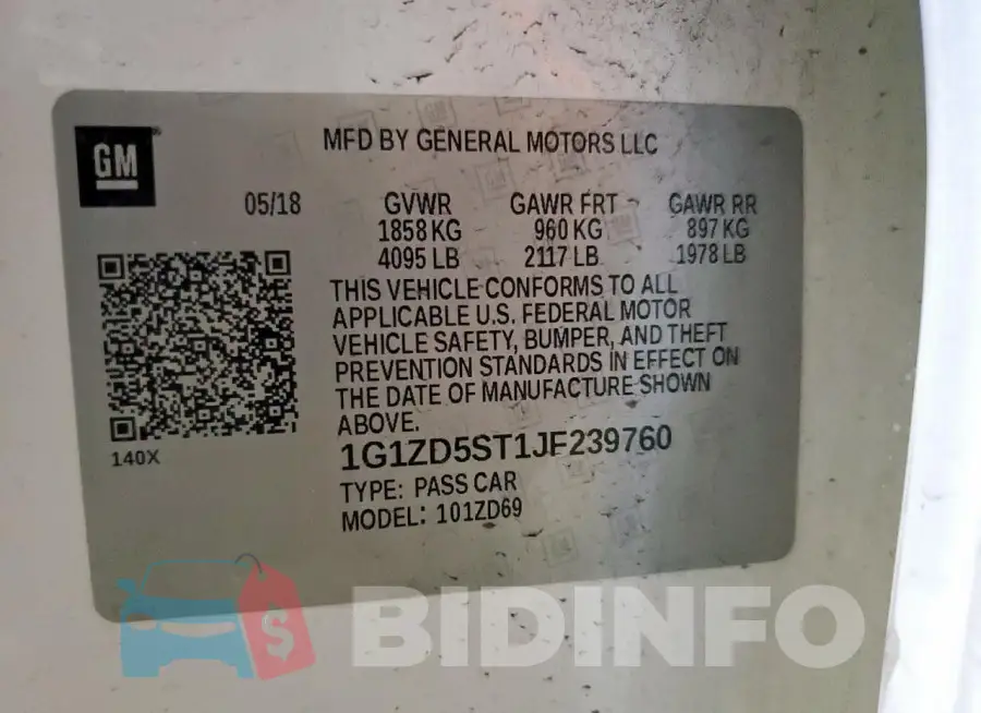 1G1ZD5ST1JF239760 Photo# 12