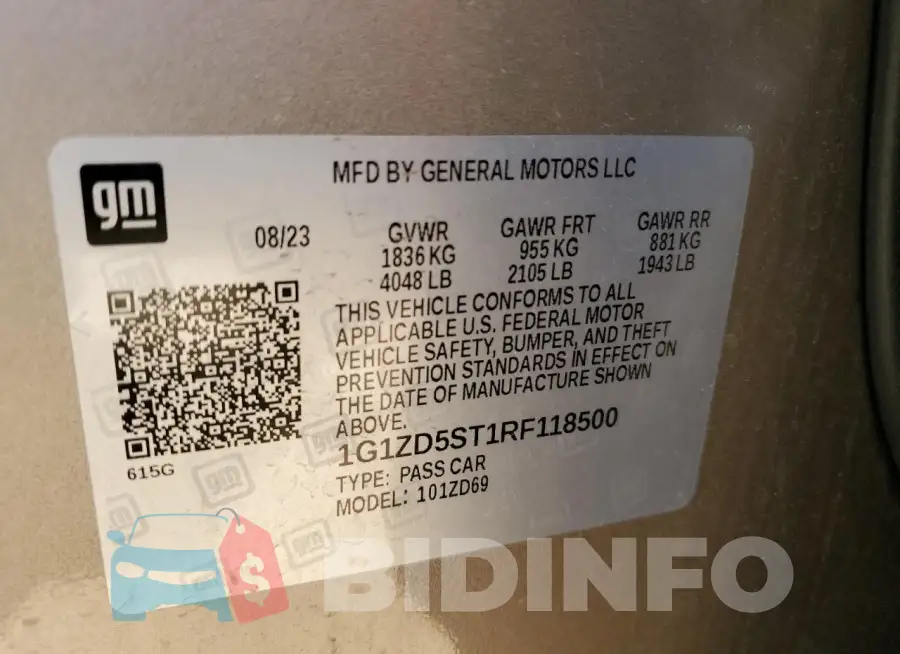 1G1ZD5ST1RF118500 Photo# 12