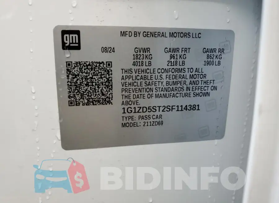 1G1ZD5ST2SF114381 Photo# 13