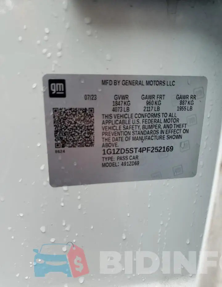 1G1ZD5ST4PF252169 Photo# 12