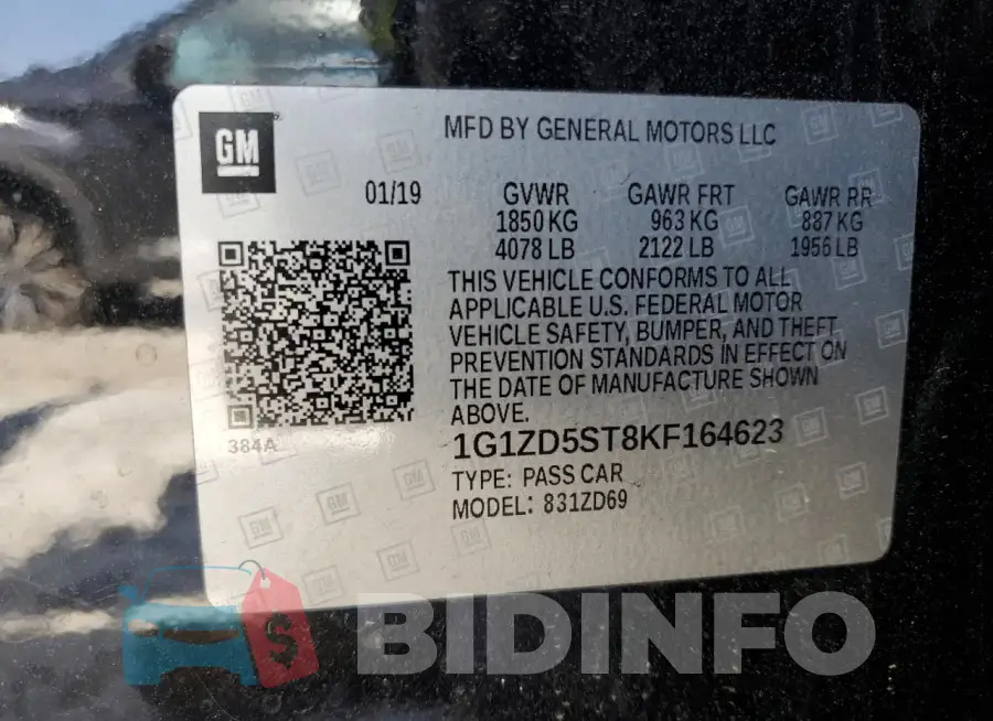 1G1ZD5ST8KF164623 Photo# 12