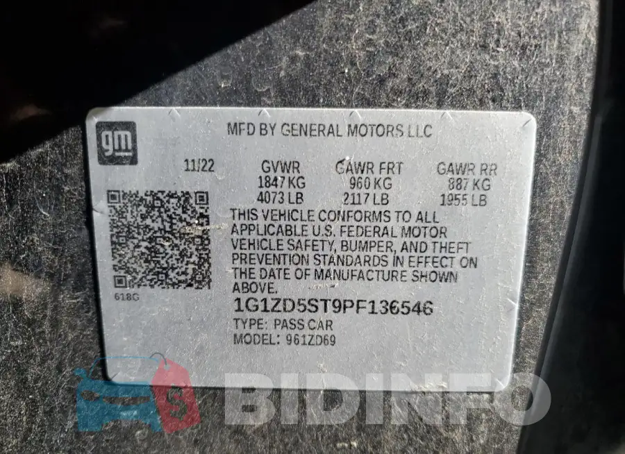 1G1ZD5ST9PF136546 Photo# 12