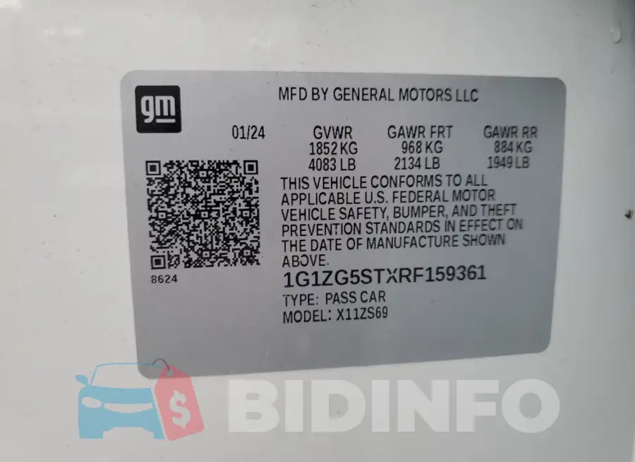 1G1ZG5STXRF159361 Photo# 13