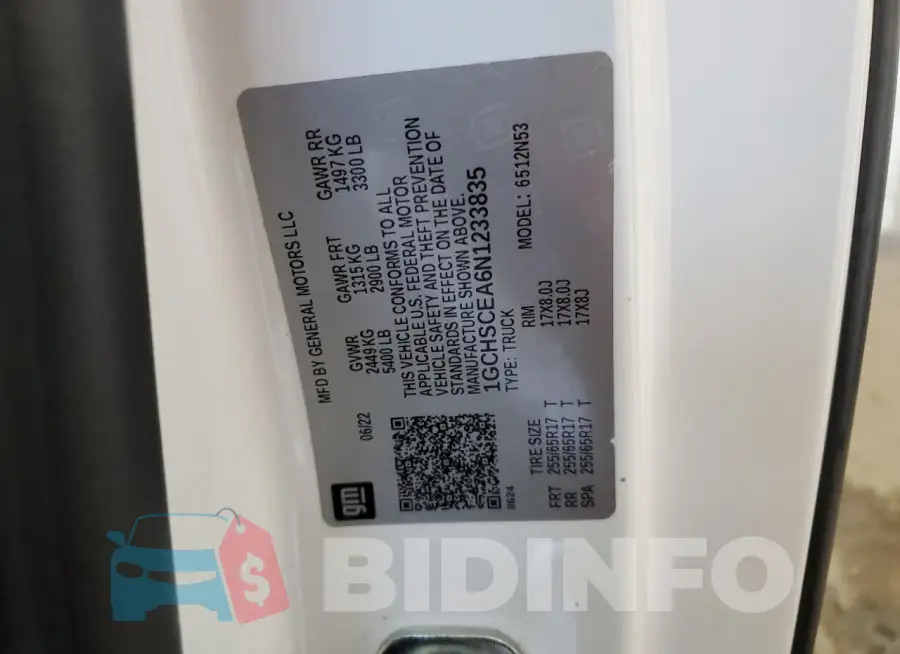 1GCHSCEA6N1233835 Photo# 12