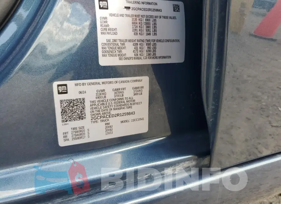 2GCPACED2R1259843 Photo# 12