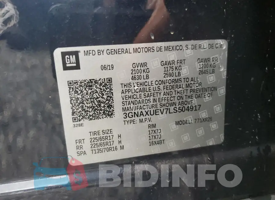 3GNAXUEV7LS504917 Photo# 13