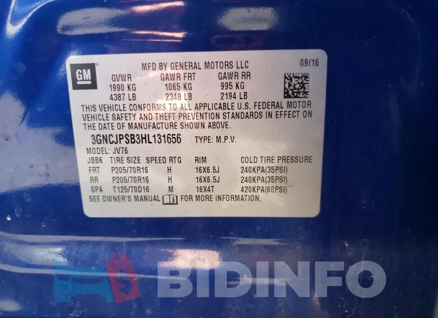 3GNCJPSB3HL131656 Photo# 13