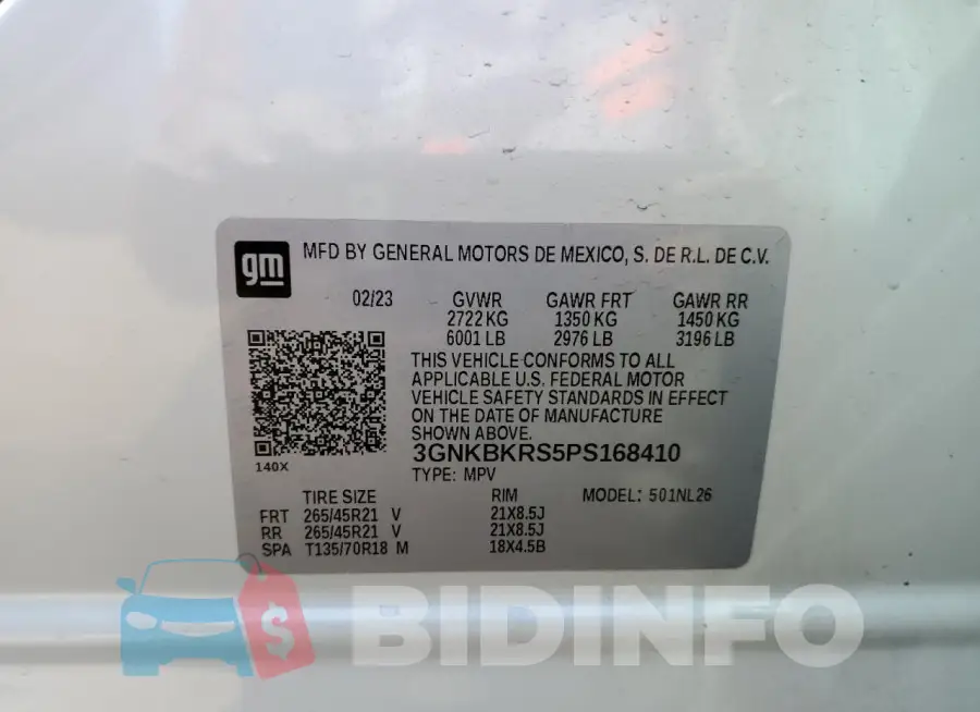 3GNKBKRS5PS168410 Photo# 13