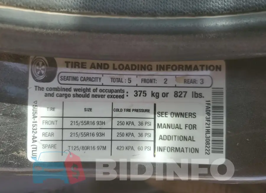 1FADP3F21HL308222 Photo# 13