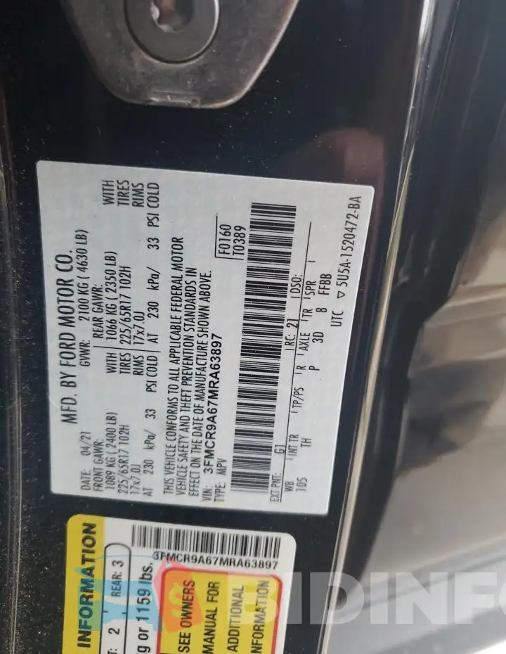 3FMCR9A67MRA63897 Photo# 13