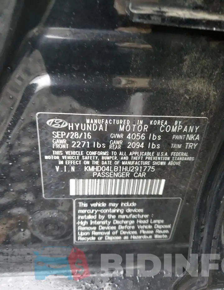 KMHD04LB1HU291775 Photo# 12