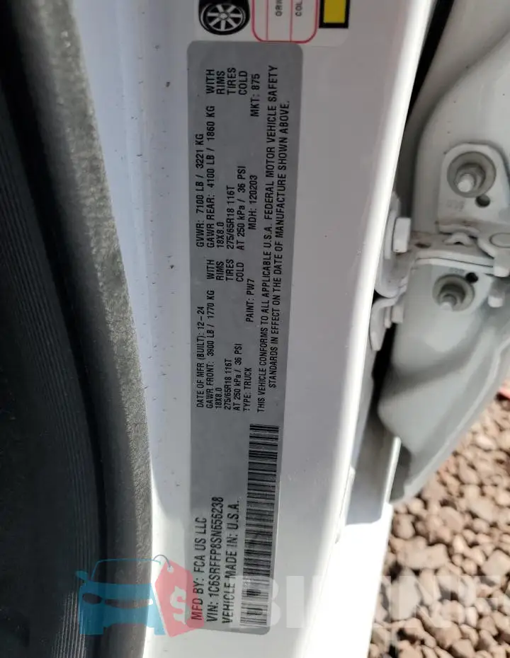 1C6SRFFP8SN656238 Photo# 12