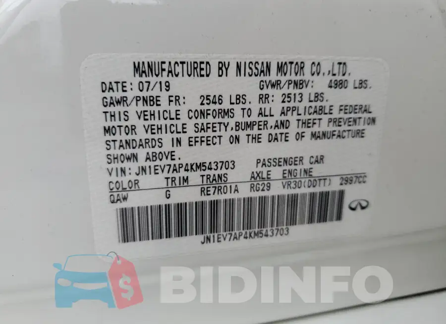 JN1EV7AP4KM543703 Photo# 12