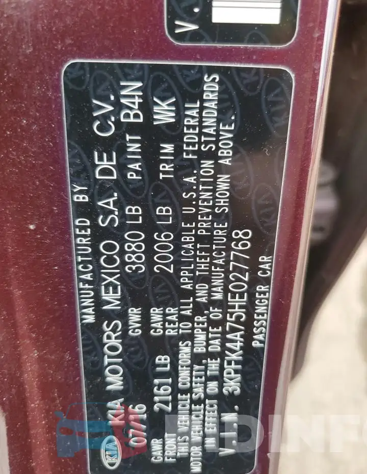 3KPFK4A75HE027768 Photo# 13
