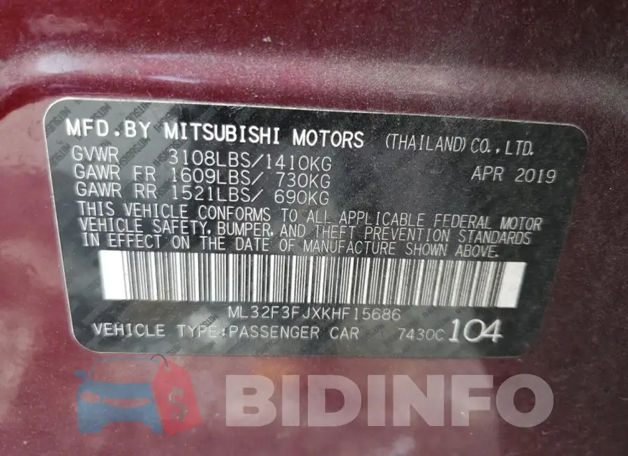 ML32F3FJXKHF15686 Photo# 12