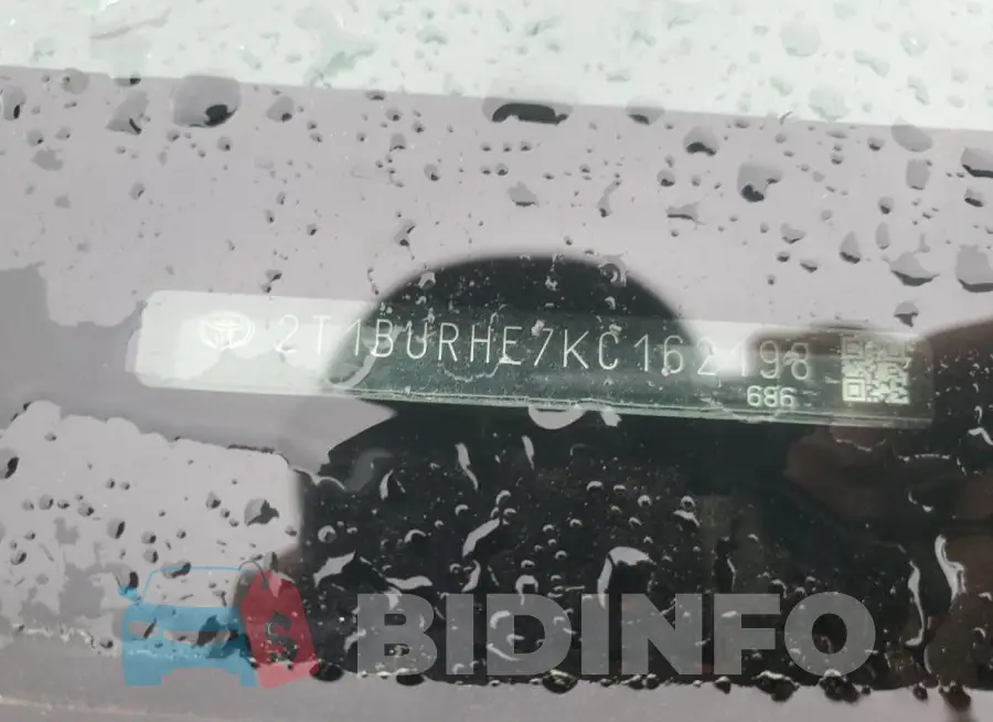 2T1BURHE7KC162198 Photo# 12