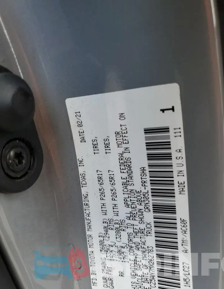 5TFCZ5AN7MX262783 Photo# 12