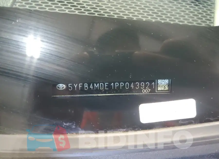 5YFB4MDE1PP043921 Photo# 12