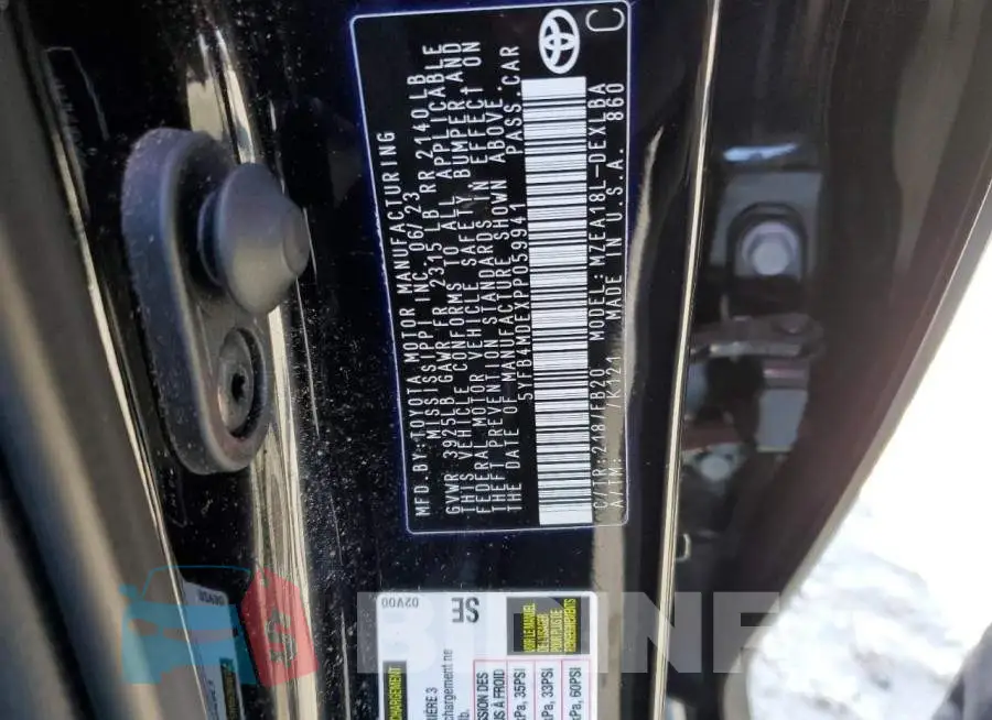 5YFB4MDEXPP059941 Photo# 12