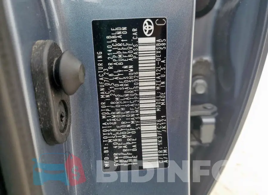 5YFS4MCE2PP160926 Photo# 12