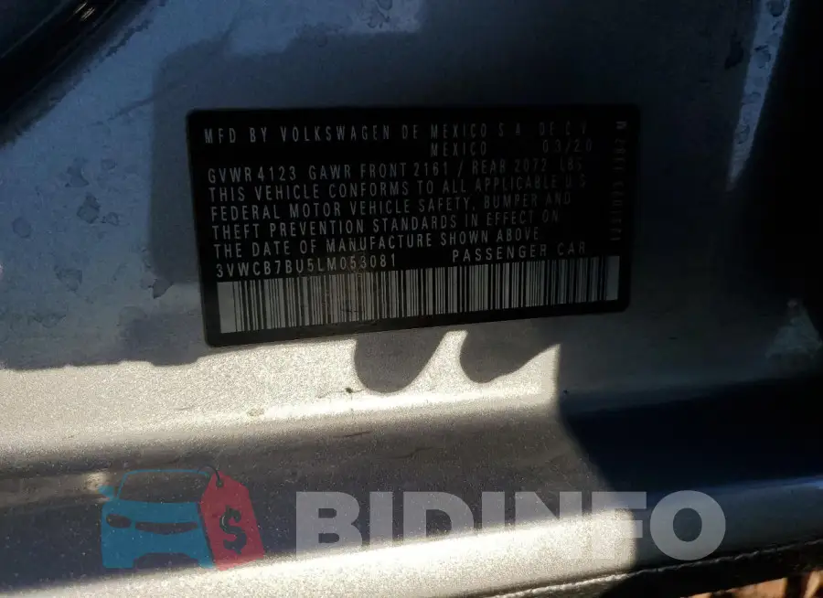 3VWCB7BU5LM053081 Photo# 12