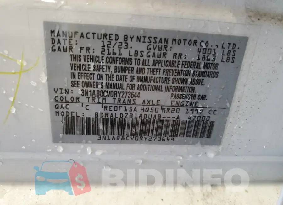 3N1AB8CV0RY273644 Photo# 13
