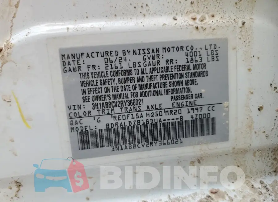 3N1AB8CV2RY366021 Photo# 12