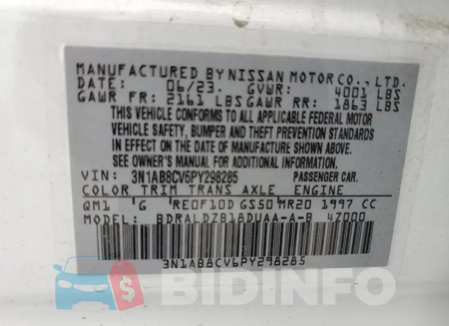 3N1AB8CV6PY298285 Photo# 13