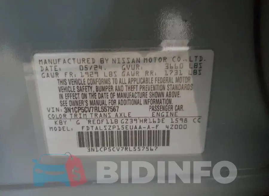 3N1CP5CV7RL557567 Photo# 13