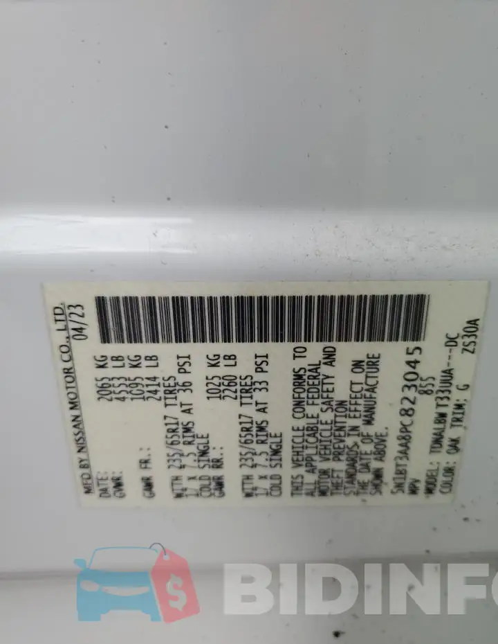 5N1BT3AA8PC823045 Photo# 13