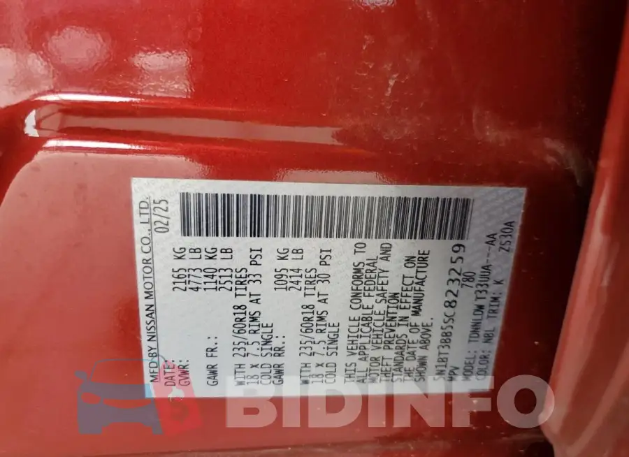 5N1BT3BB5SC823259 Photo# 13
