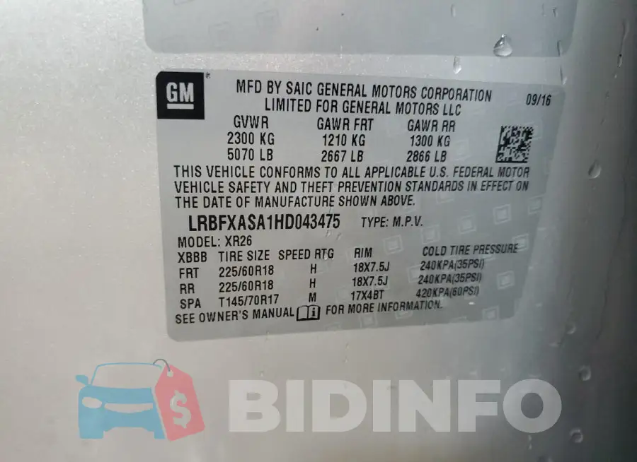 LRBFXASA1HD043475 Photo# 12