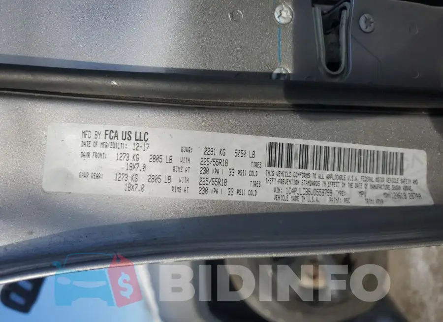 1C4PJLCB5JD558799 Photo# 13