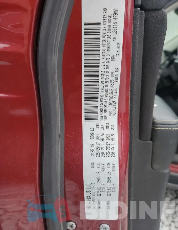 1C4PJMAB1GW214585 Photo# 13