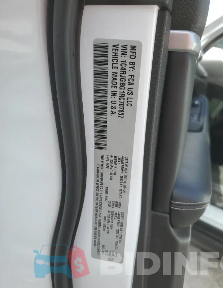 1C4RJGBG1RC707837 Photo# 13