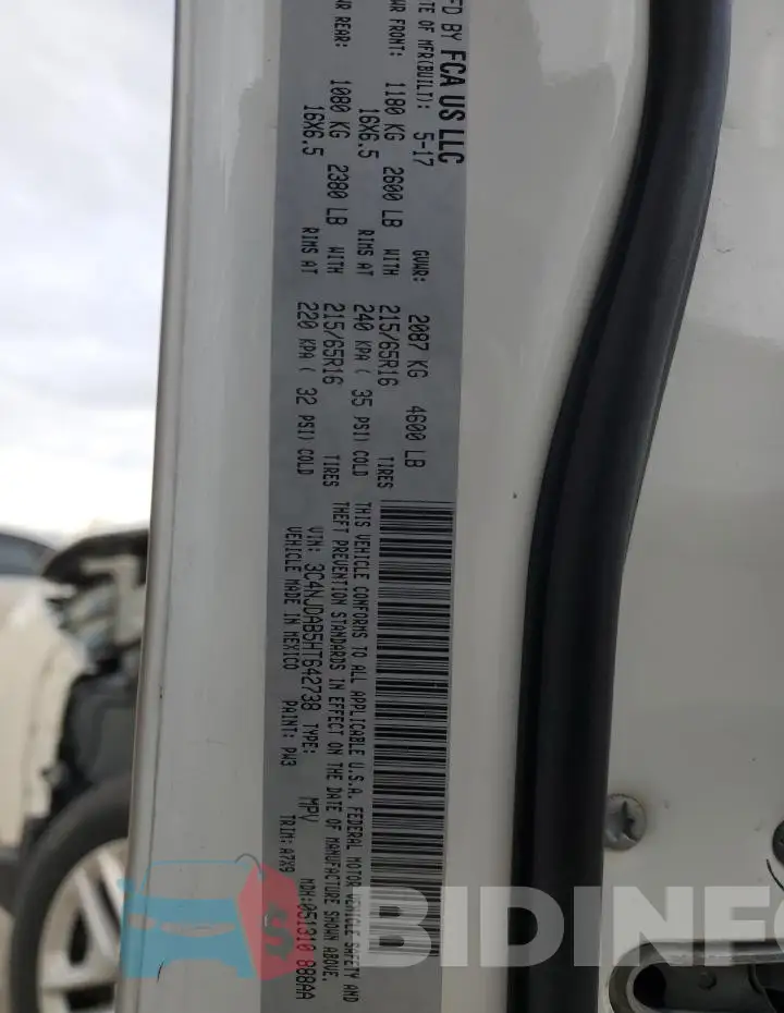 3C4NJDAB5HT642738 Photo# 14
