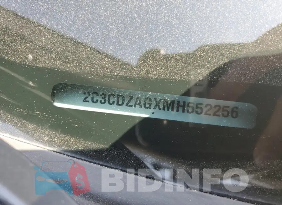 2C3CDZAGXMH552256 Photo# 12