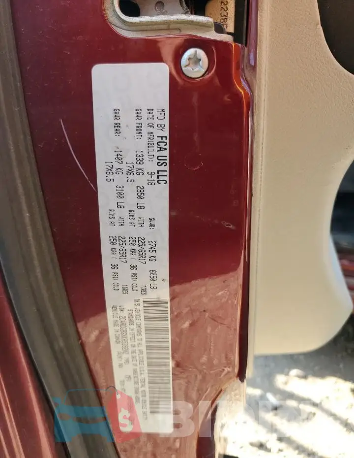 2C4RDGBGXKR539202 Photo# 13