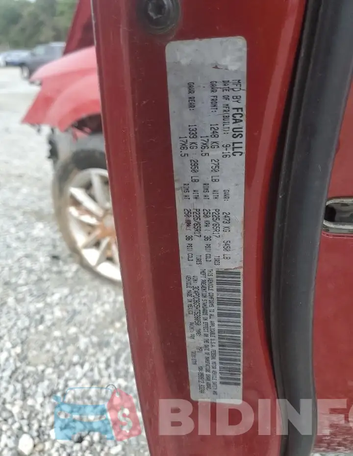 3C4PDCBG5HT528050 Photo# 14