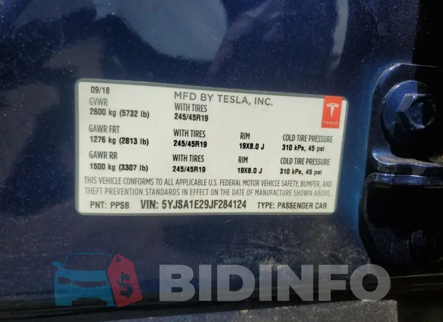 5YJSA1E29JF284124 Photo# 13