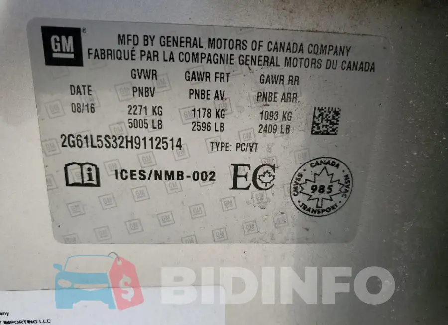 2G61L5S32H9112514 Photo# 12