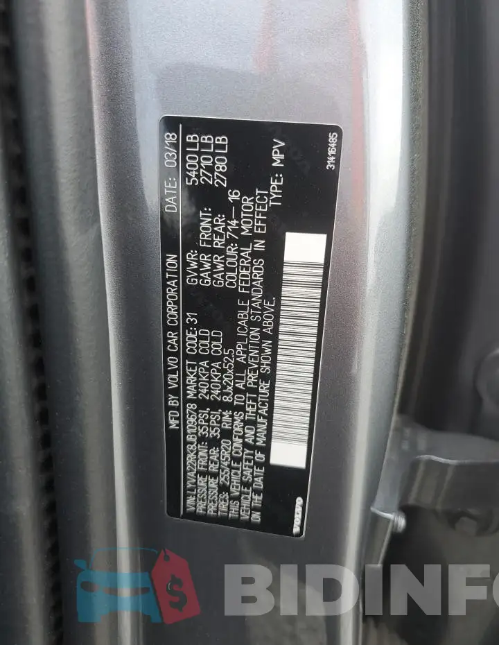 LYVA22RK8JB109678 Photo# 13