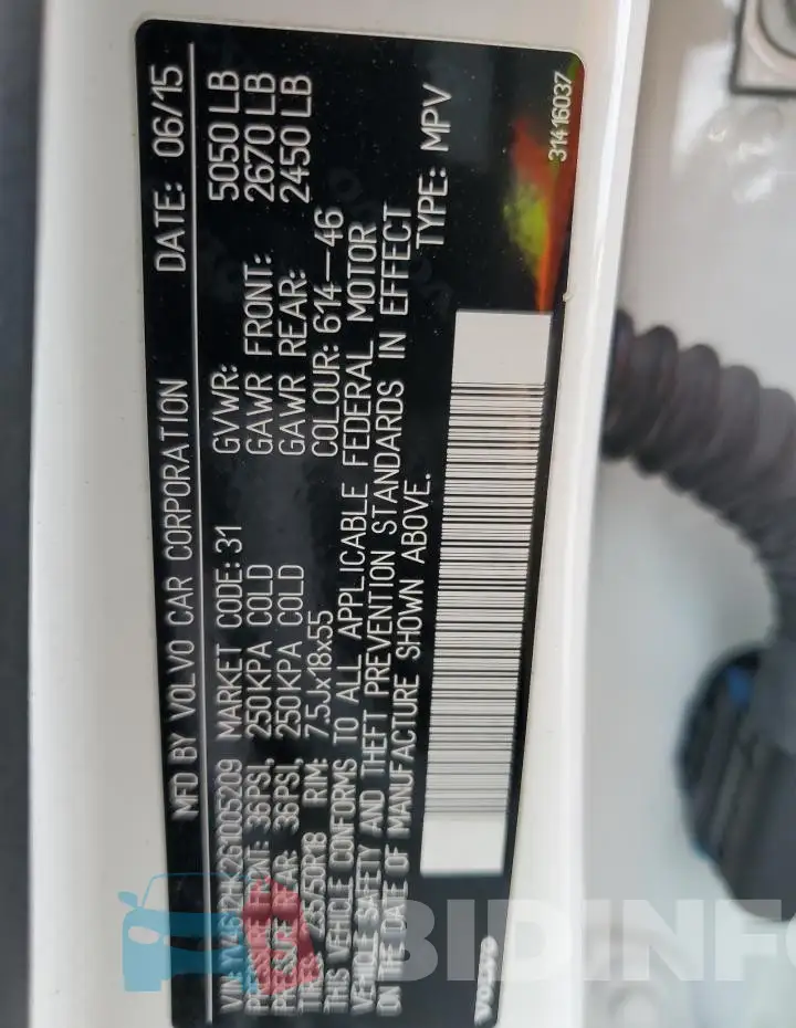 YV4612HK2G1005209 Photo# 14
