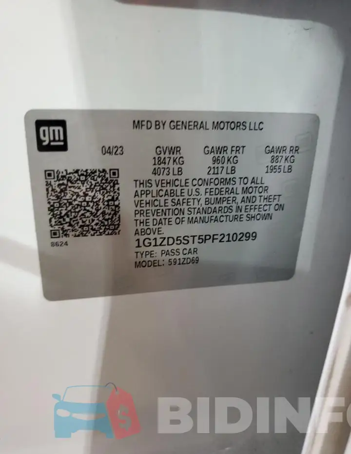 1G1ZD5ST5PF210299 Photo# 12